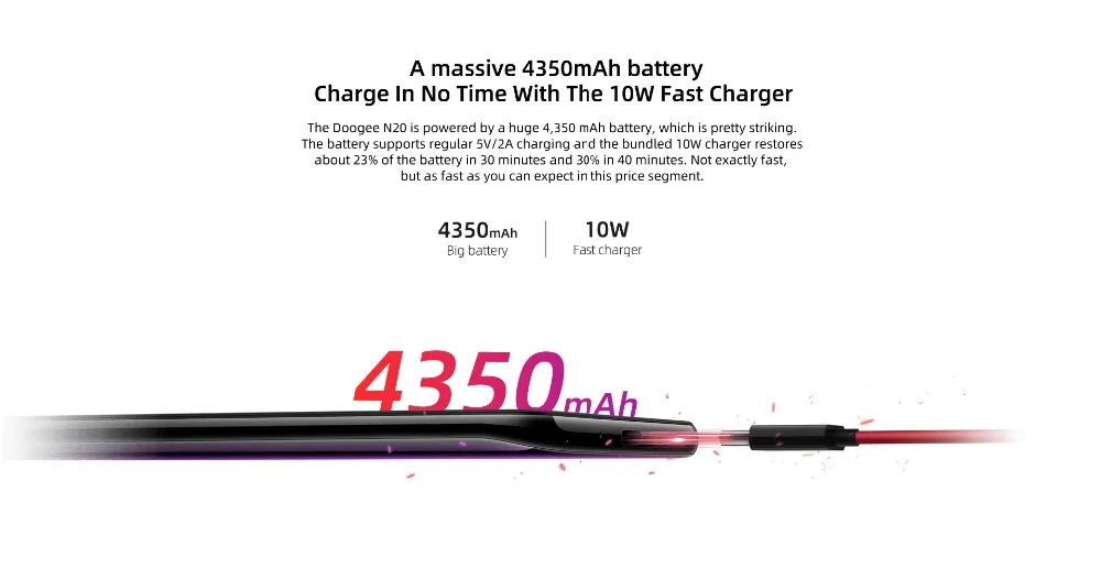 DOOGEE N20, мобильный телефон, 6,3 дюймов, дисплей, 64 ГБ, 4 Гб, отпечаток пальца, распознавание лица, 16 МП, 8 Мп, 8 Мп, тройная задняя камера, восьмиядерный смартфон, 4350 мАч