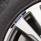 Автомобильные наклейки на обод ступицы колеса, 4 шт., автомобильные товары для Toyota Corolla Yaris Rav4 Avensis Auris Camry C-hr 86 Prius, автомобильные аксессуары