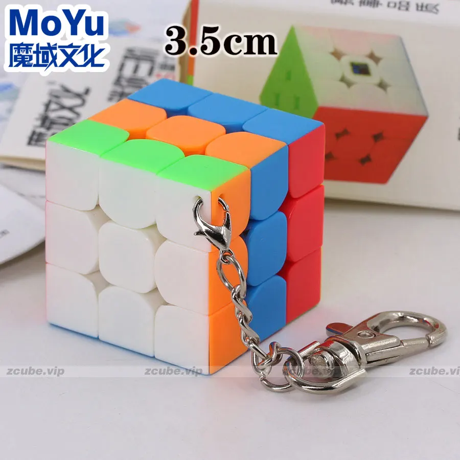 MY 3.5cm Волшебный куб, головоломка, мини куб 2,0 3,0 3,5 3,6 4,0 4,5 см ключ брелоки цепочки мини хлеб XiaoManTou развивающие игрушки игры - Color: MY 3.5cm