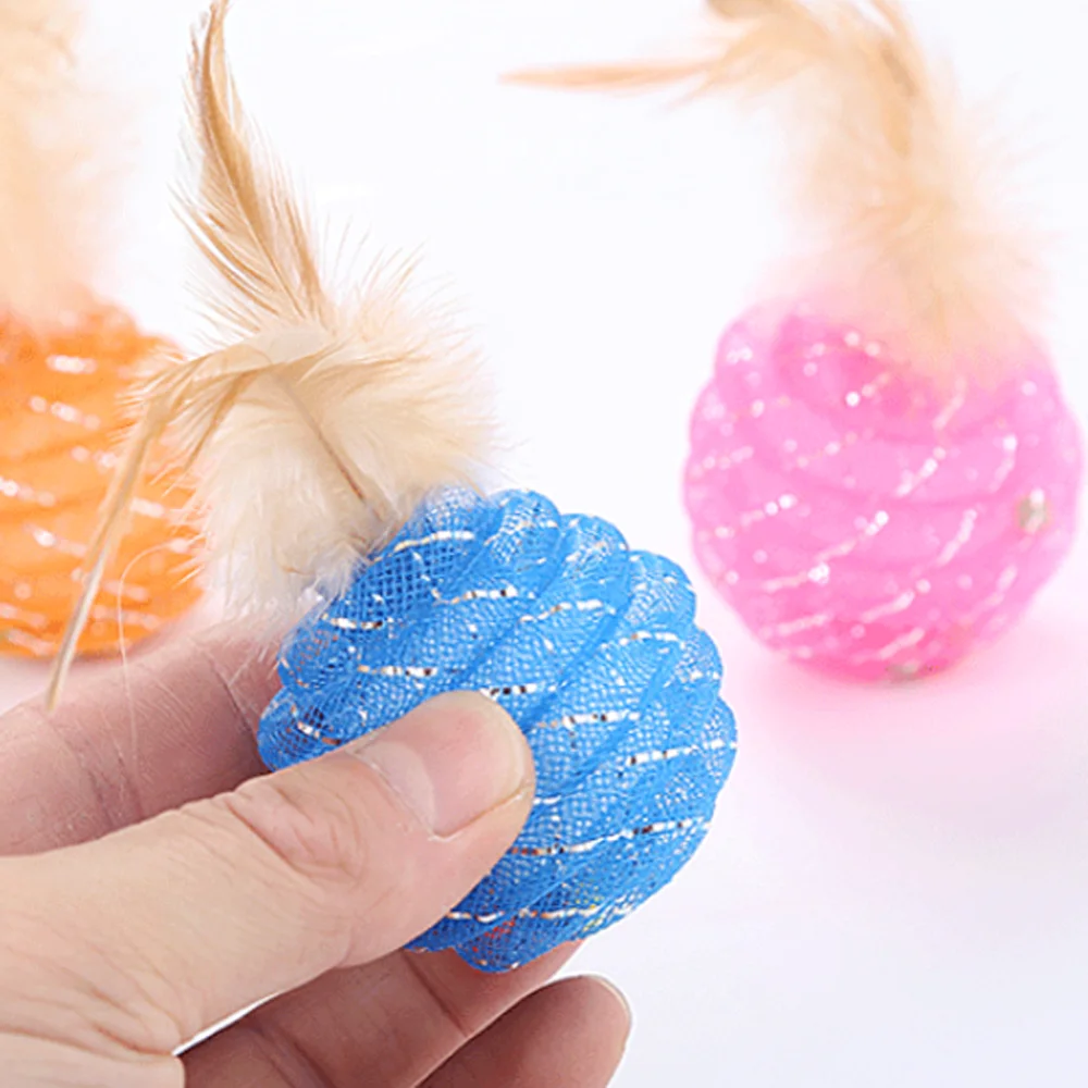 2 шт. пластиковые кошачьи игрушки для упражнений Когтеточка жевания