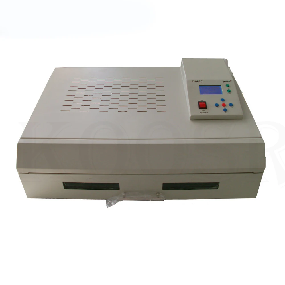 220 V/110 V PUHUI T-962C BGA SMD SMT паяльная станция T962C печи оплавления машина инфракрасный обогреватель 2500 Вт 400*600 мм