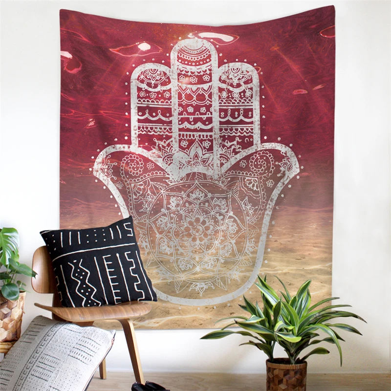 200X150CM полиэстер подводный МАНДАЛА ГОБЕЛЕН вола индийский Йога Медитации бохо