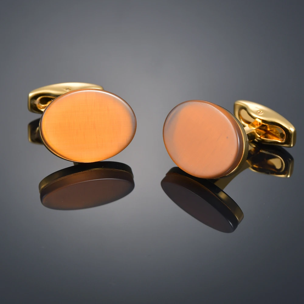 Novelty Luxury Blue/Brown/Red/Purple Cufflinks for Mens Brand Quality Crown Crystal Gold Silvery Shirt Cuff Links | Украшения и