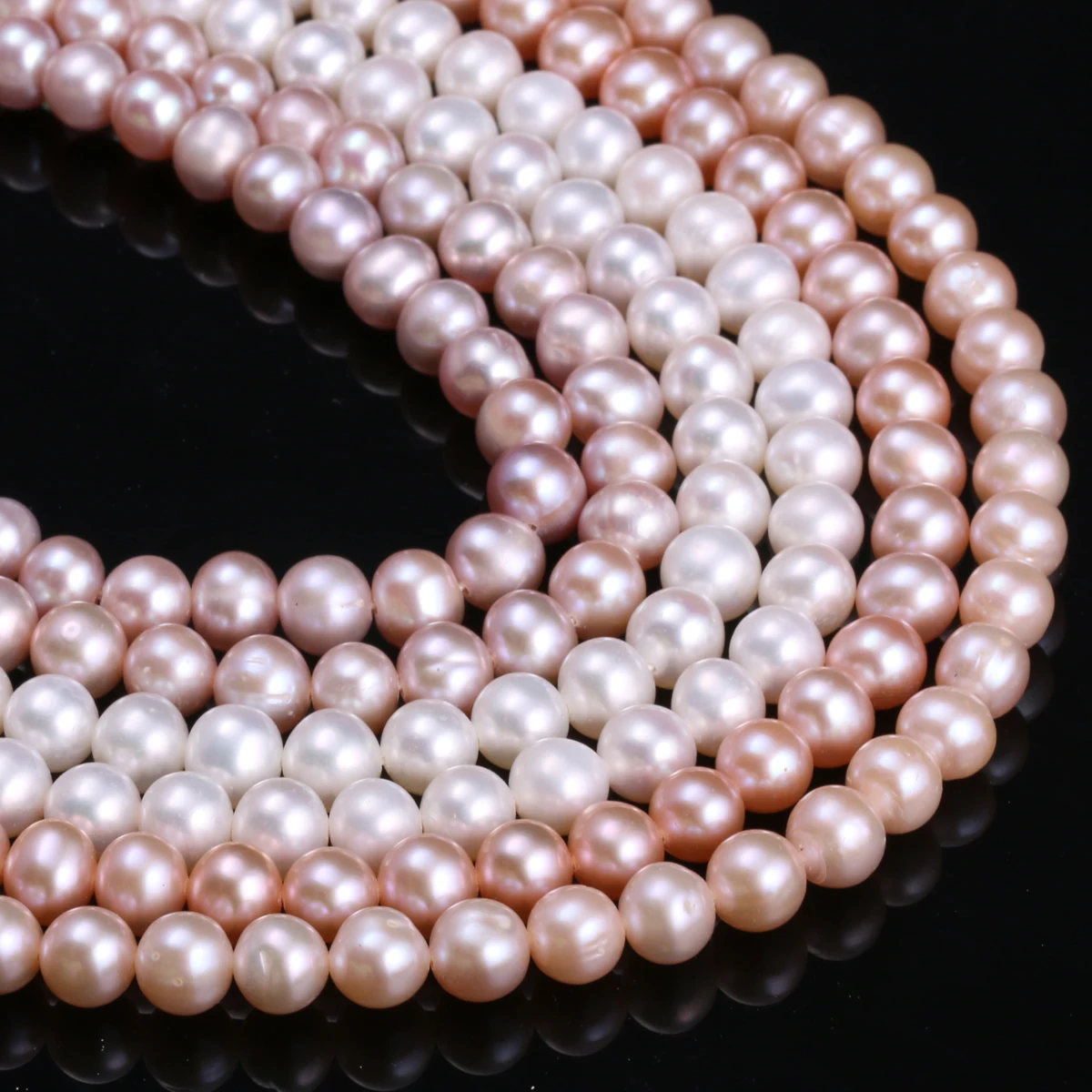 

2020 Natural Freshwater Pearls Potato-Shaped Beads Making For Jewelry Bracelet Charm Necklace Gift Accessories Size 6-7mm