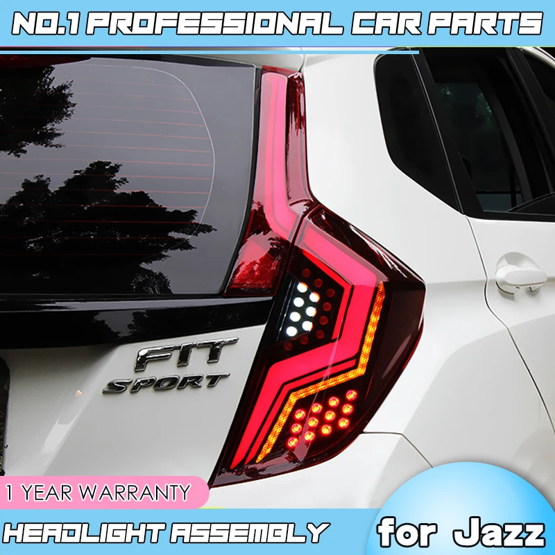Автомобильные аксессуары чехол 2014 2018 для HONDA Fit GK5 задний светильник s