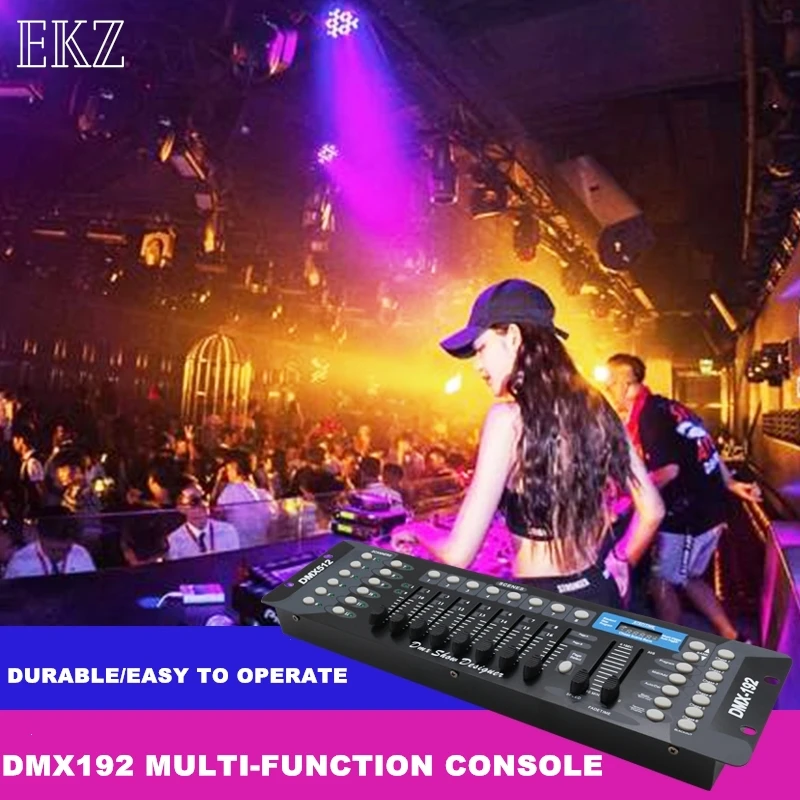 Обувь по заводским ценам Новый 192 DMX контроллер диджей оборудование 512 консоль