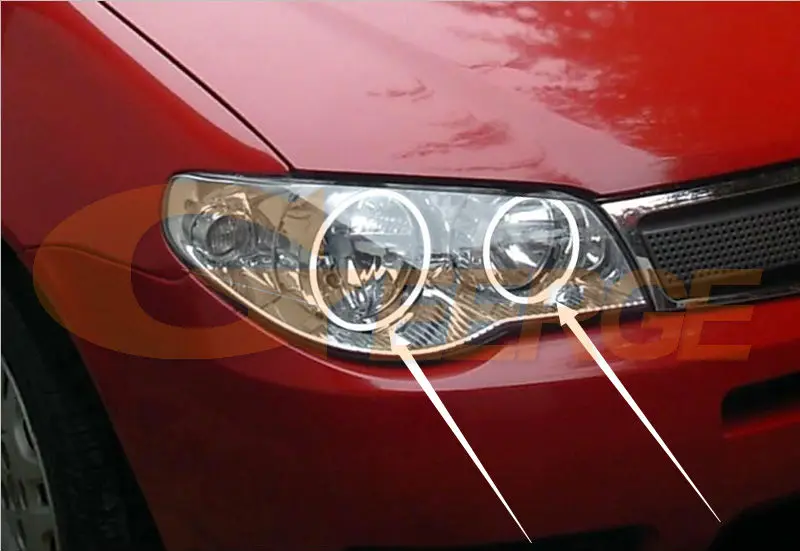Для FIAT PALIO 2004 2005 2006 ультра яркий SMD СВЕТОДИОДНЫЙ ангельские глазки набор колец