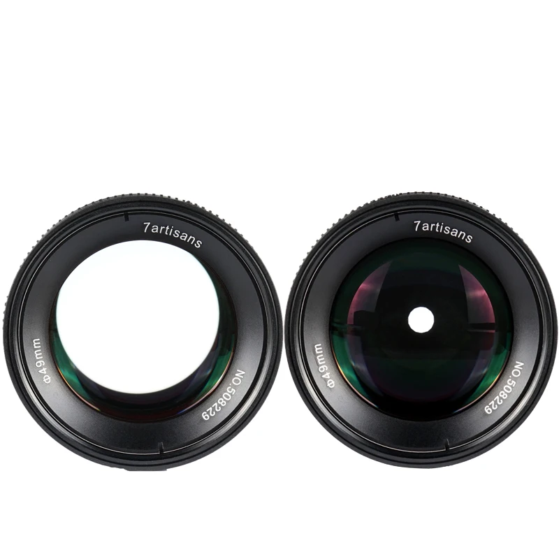 

7artisans Camera Lens 55mm F1.4 Large Aperture Portrait Manual Focus Micro Length Lens Fit For Canon EOS-M Mount E Fuji Mount