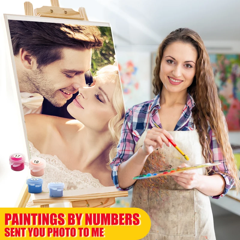 

Customized Paint By Numbers For Adults DIY Paintings By Numbers Picture Canvas Coloring By Numbers Oil Drawing By Numbers Gift