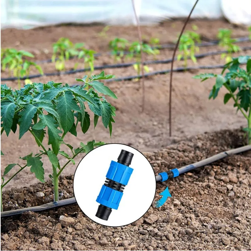 20PCS Drip Irrigation Coupling 1/2 Inch Universal Connector Tubing Fittings Compatible with Most 16-17 mm Tape | Дом и сад