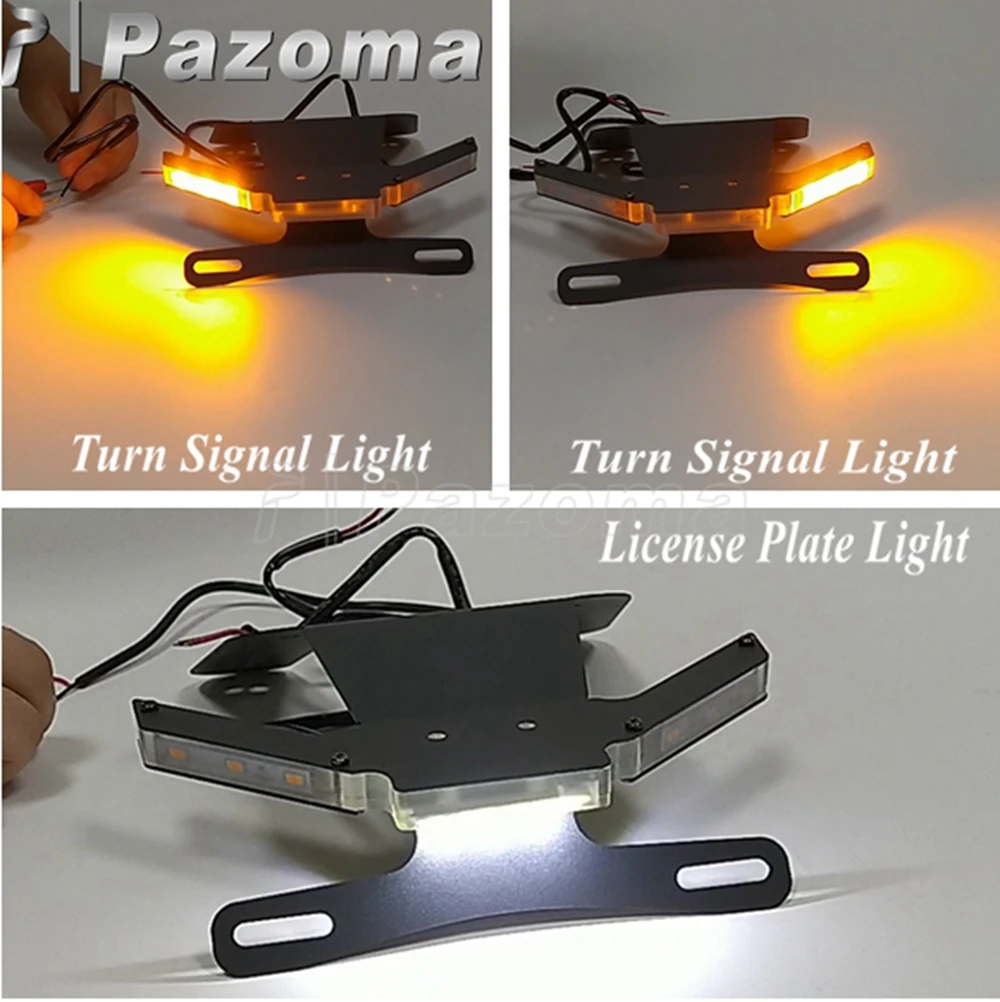 Motorcycle Tail Fender LED Eliminator Tidy Kit For YAMAHA YZF R25 R3 MT-25 MT-03 Rear License Plate Light Holder Bracket 14-2020 |