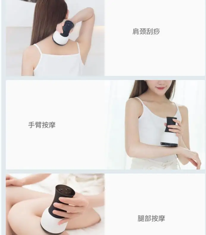 Xiaomi mijia здоровья скребок для соскребания массажный термостат компресс с солью беспроводной портативный умный скребок контроля температуры