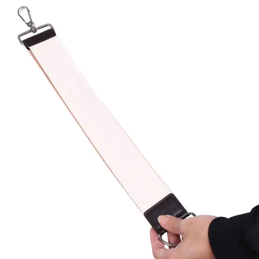 Двухслойная кожаная прямая точилка для бритвы с ремешком Zaror пояс Прочный