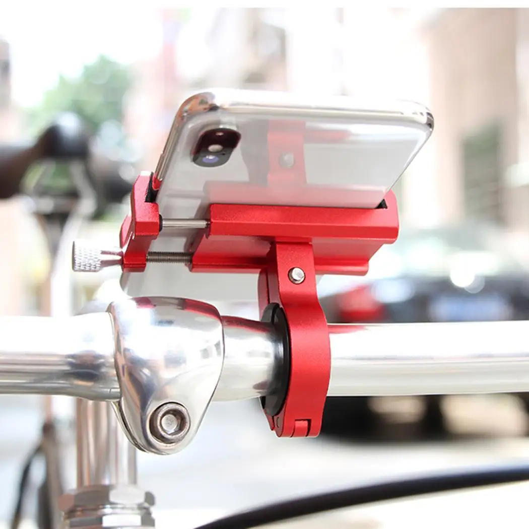 Крепление для телефона на велосипед подножка алюминиевый сплав регулируемый