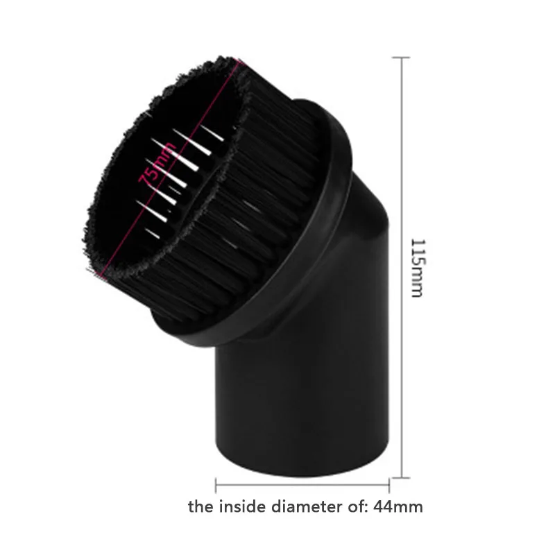 

Vacuum Cleaner Round Brush Head Flat Suction Nozzle Replacement Tool Supplies