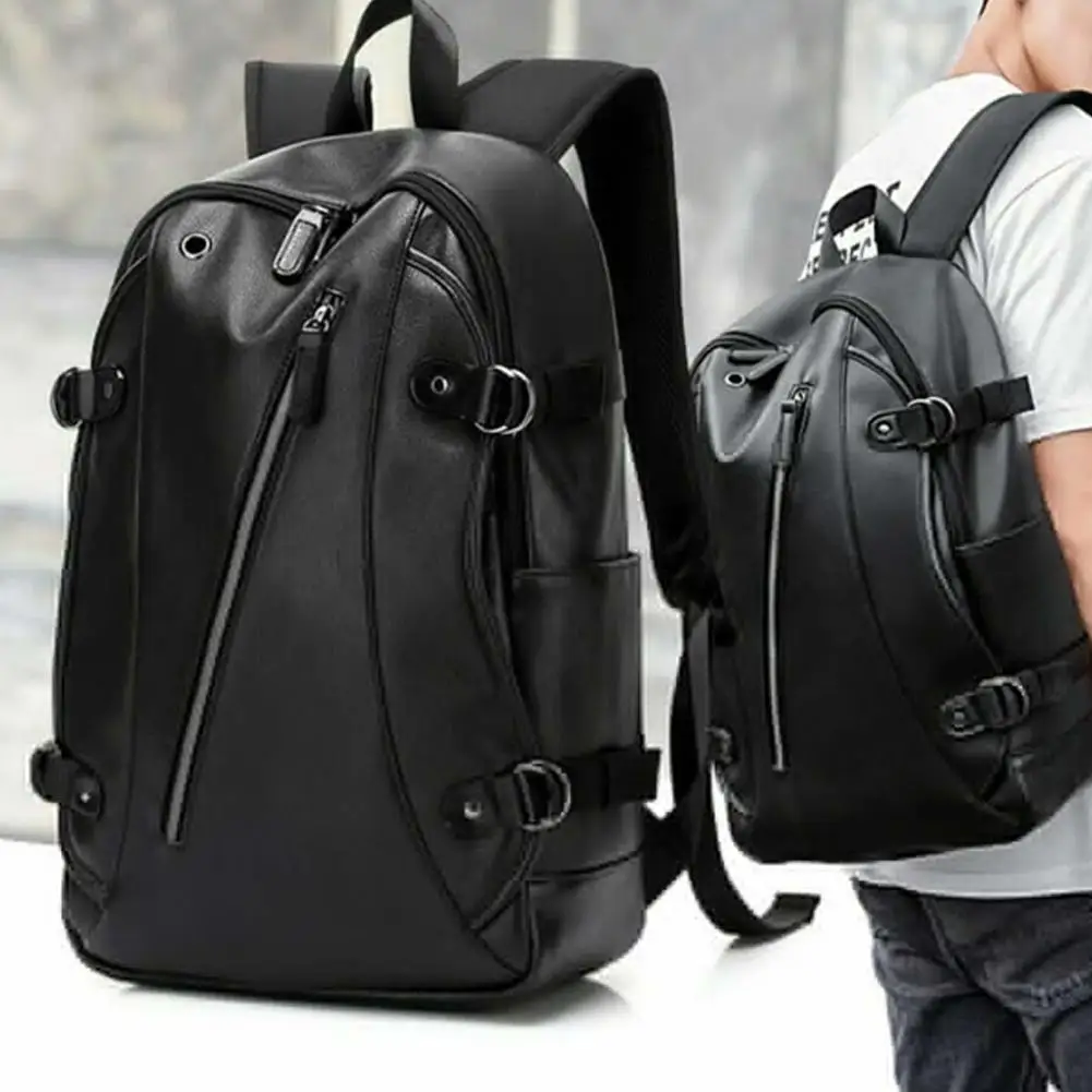 Школьный стиль водонепроницаемый Повседневный Кожаный Рюкзак Сумка для