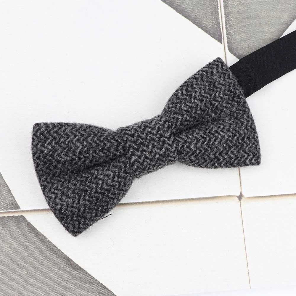 Новинка 100% шерстяные галстуки бабочки для мужчин модные регулируемые жениха