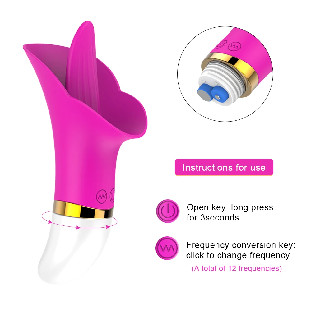 Лизающий Женский Вибратор товары для точки G и клитора взрослых язык женские