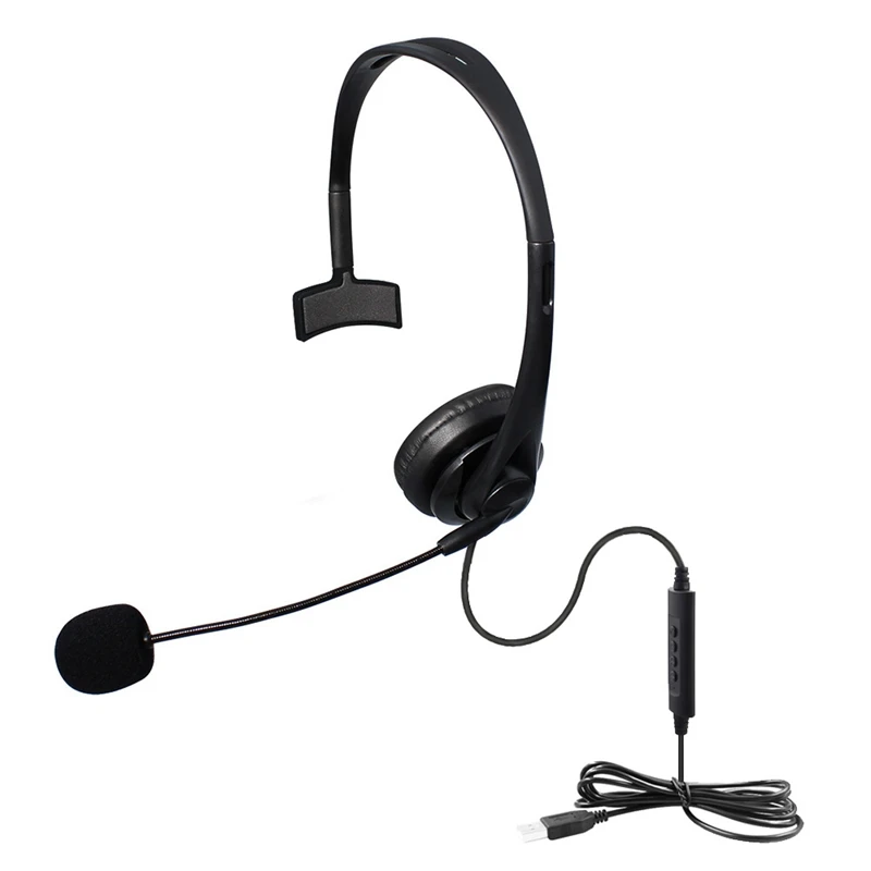 Лучшие предложения usb-гарнитура с шумоподавлением моноуральные наушники для ПК