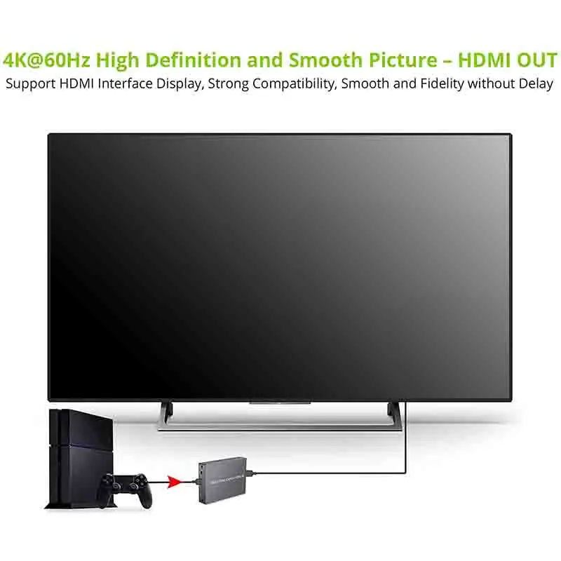 

HDMI Video Capture Card USB 3.0 Live Streaming Game Recorder Video Capture Device Video Recording Box with HDMI Loop-Out