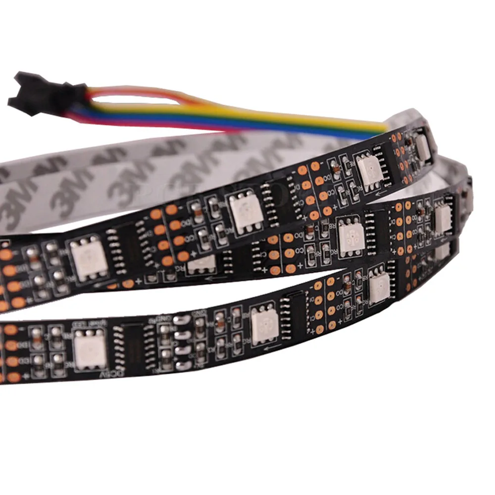 WS2801 RGB Светодиодная лента индивидуально Адресуемая полноцветная чип