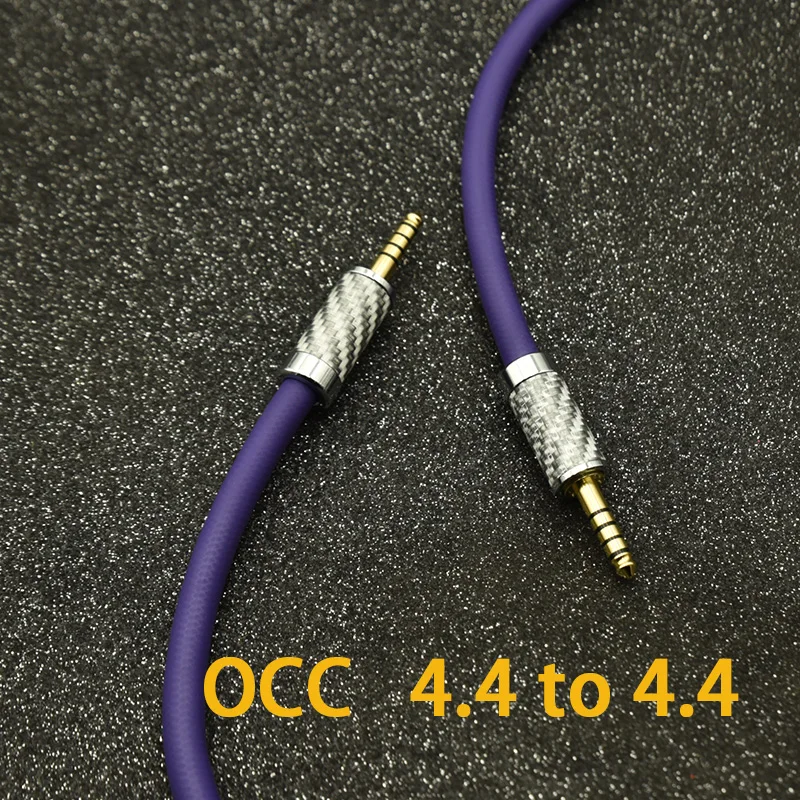 OCC HIFI один Кристалл Медь 4 мм сбалансированный штекер до аудио адаптер кабель