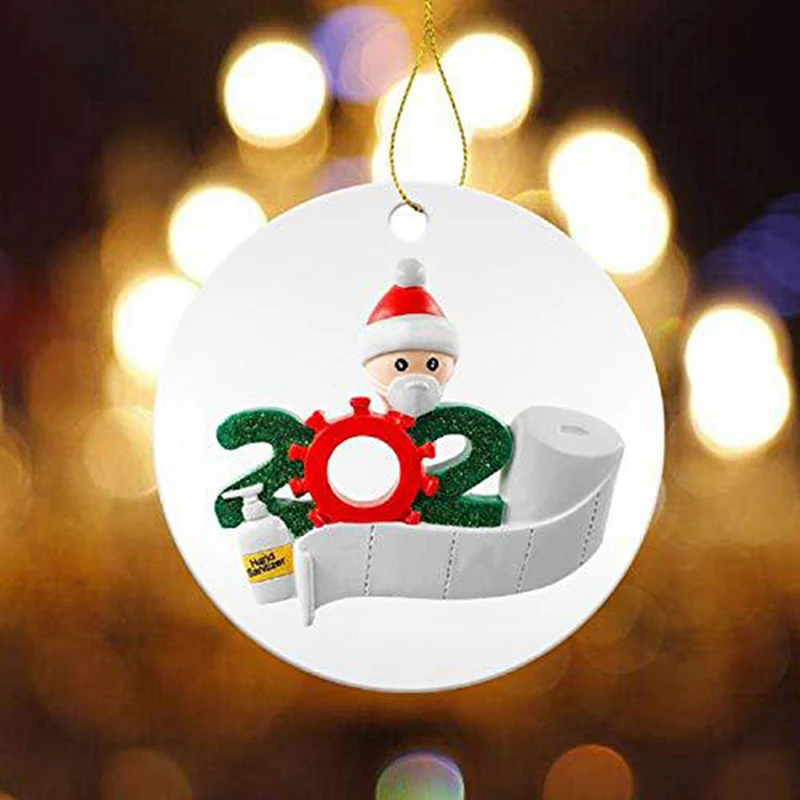 2020 Рождественский орнамент персонализированные семейные украшения Дерево