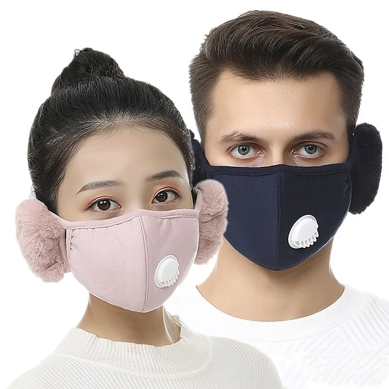 

Warm earmuffs, 2 in 1 cartoon, beautiful plush cotton earmuffs, breathable, outdoor conduction, warm in winter, novel in 2021