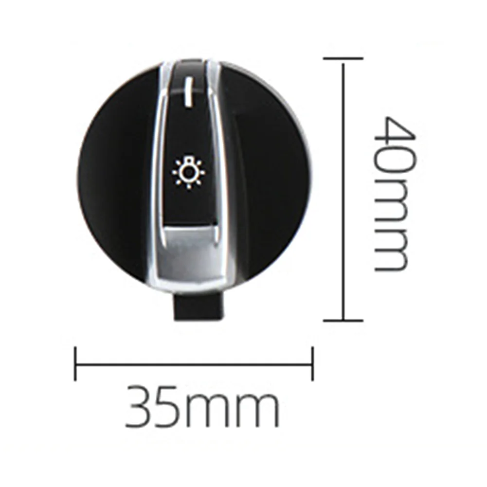

Tirol Car Front Headlight Switch Rotation Button For BMW 5 7 Series F10 F07 F02 Head Light Lamp Switch Control Konb Button Cover