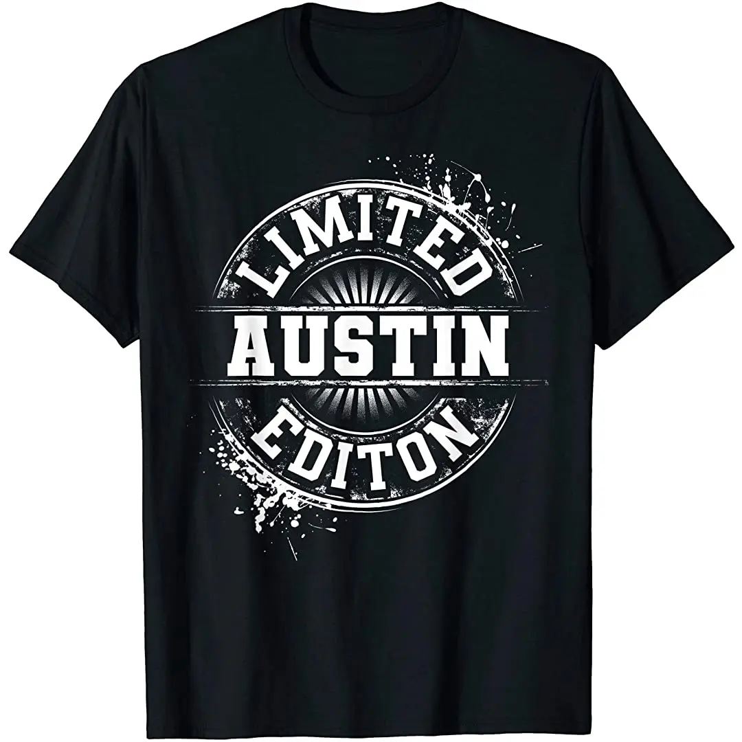 

Футболка с надписью «Остин» на день рождения