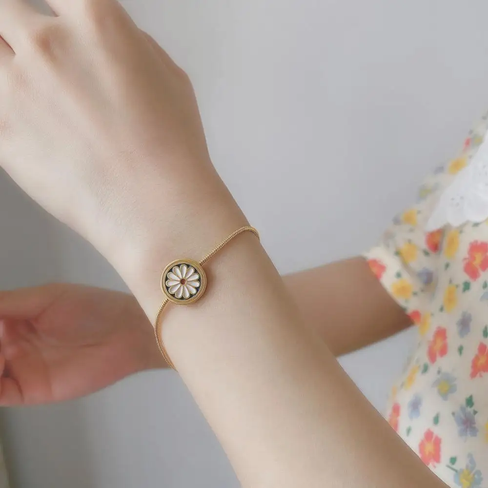 Высокое качество Прекрасная женская Регулируемая цепь золото браслет