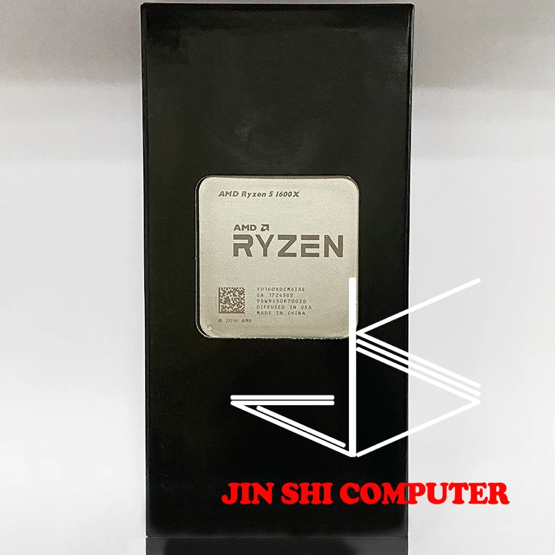 Бесплатная доставка Новый процессор AMD Ryzen 5 1600X 3 6 ГГц шестиядерный