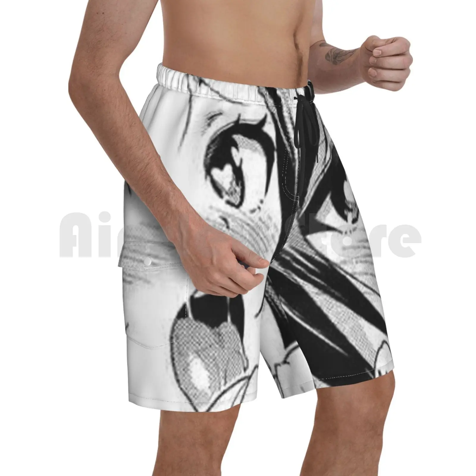 

Hentai Beach Shorts Men Beach Pants Swim Trunks Anime Hentai