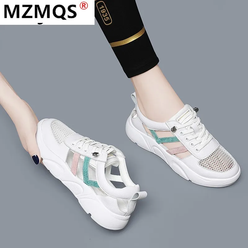 

2021 Spring New Women Vulcanized Shoes Fashion Women Sneakers White Flats Women Shoes Gladiator Comfortable Women Casual Shoes