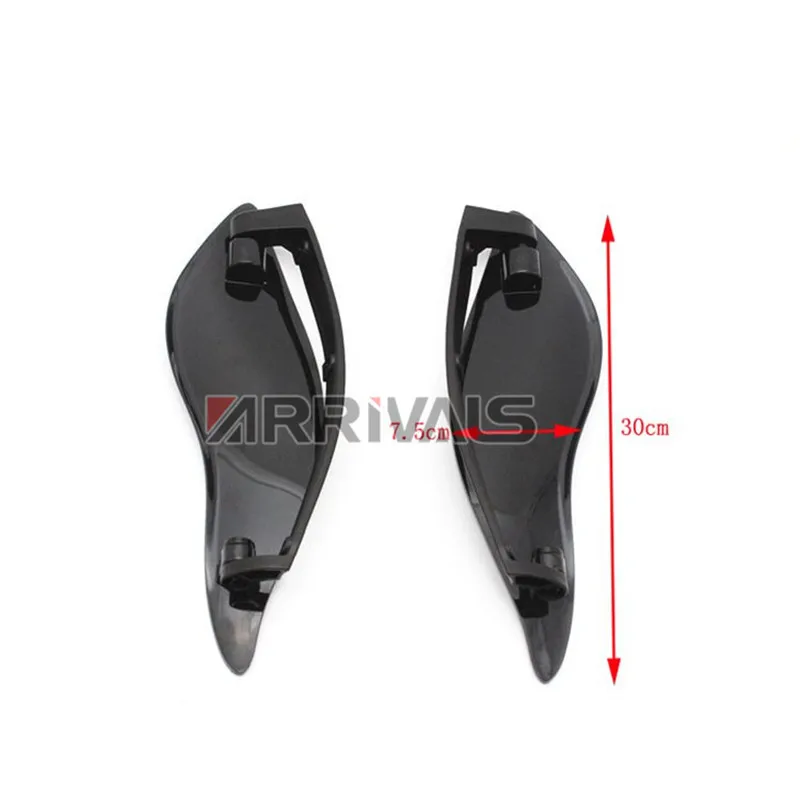 

Motorcycle Windshield Air Deflector Black Windshield Side Wing For Harley Touring Electra Glide Street Glide Tri Glide 2014-2018