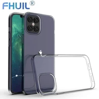 ultra thin soft phone case for iphone 12 pro max clear silicone protection cover for iphone 7 8 6 6s plus 5s se 2020 coque capa