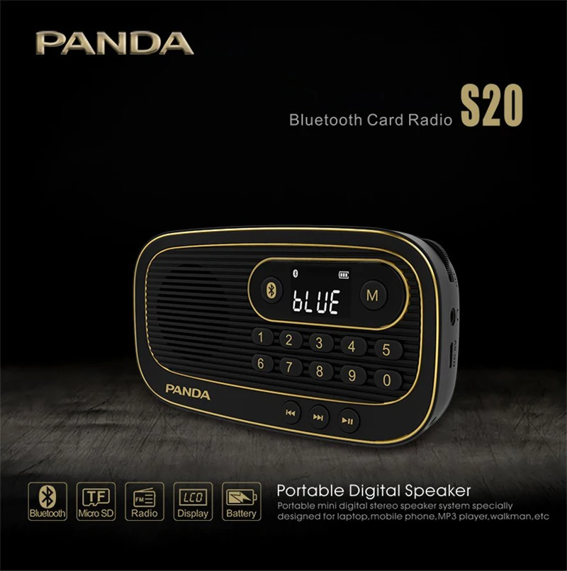 Настольный fm радио Bluetooth Радио домашний MP3 музыкальный плеер цифровой приемник с