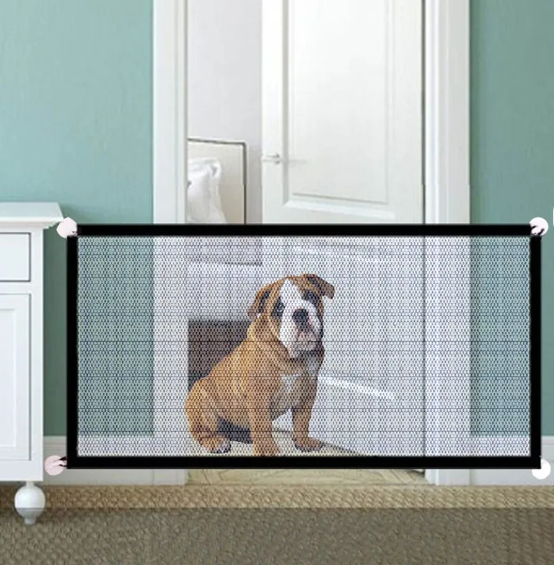 

Magic-Gate Dog Pet Fences Portable Folding Safe Guard Indoor and Outdoor Protection Safety Magic Gate For Dogs Cat Pet Supplies