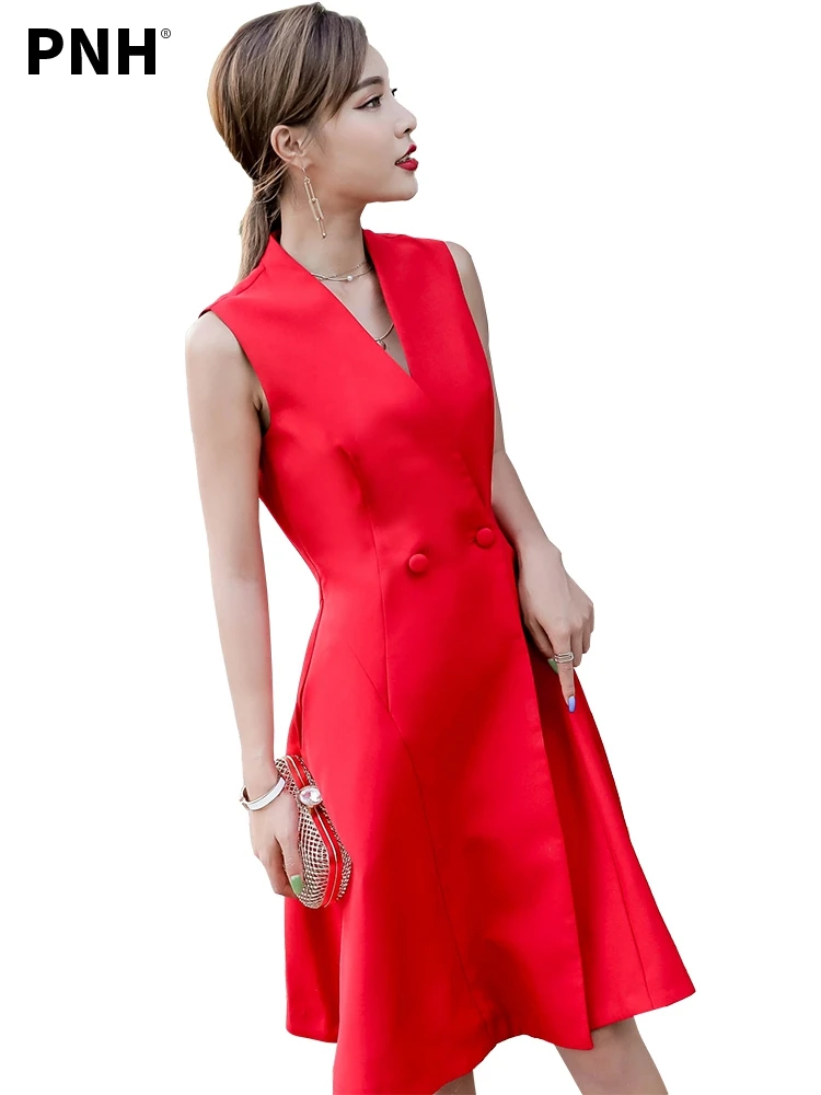 

Big Red Women's Waistcoat Medium Length 2021 New Summer Fashion Waistcoat