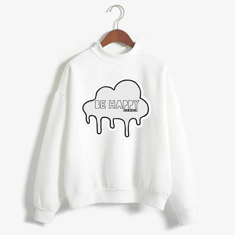 

2021Charli D'amelio printed sweatshirt long-sleeved round neck sweatshirt