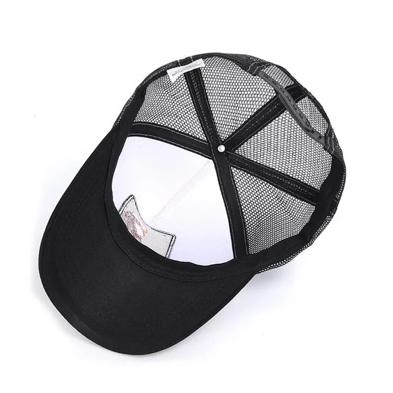 LDSLYJR тигр животное вышивка хлопок Кепка бейсбольная кепка сетка дышащая