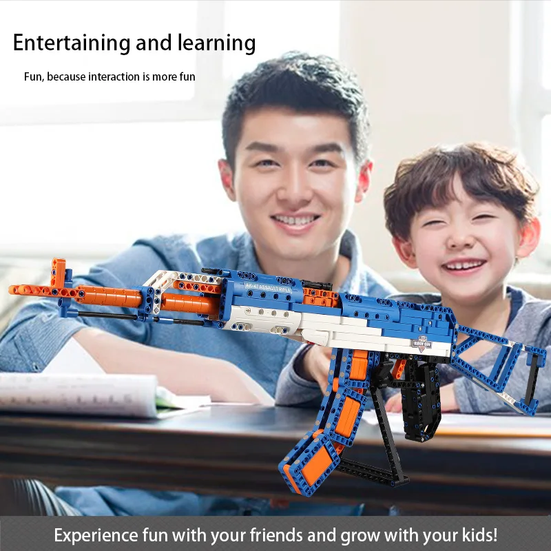 

Cada AWP Revolver Pistol Brick AK47 Riffle Gun SWAT Technical Military Army Building Blocks Weapon Toys For Children