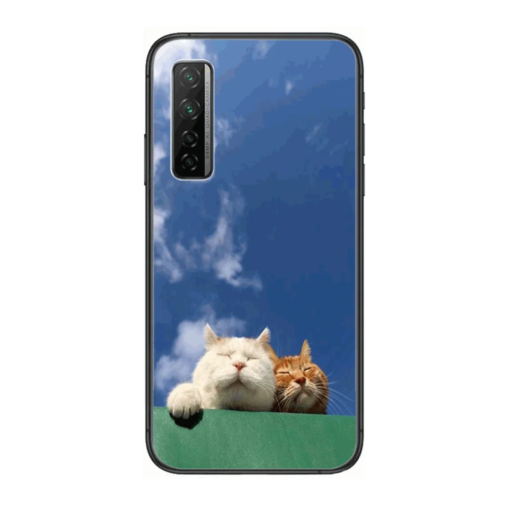 

Shockproof Simplicity Phone Case For Huawei Nova p10 lite 7 6 5 4 3 Pro i p Smart ZBlack Etui 3D Coque Painting Hoesje