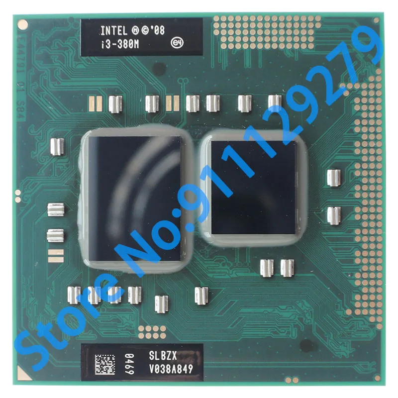 Процессор для ПК i3 380M SLBZX 2 5 ГГц двухъядерный четырехпоточный ЦПУ процессор 3 Вт 35