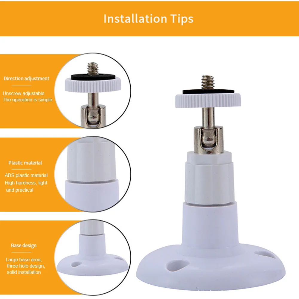 

Camera Bracket 360 Degree Rotating indoor and outdoor wall-mounted / upside-down / vertical directions for CCTV Security Camera
