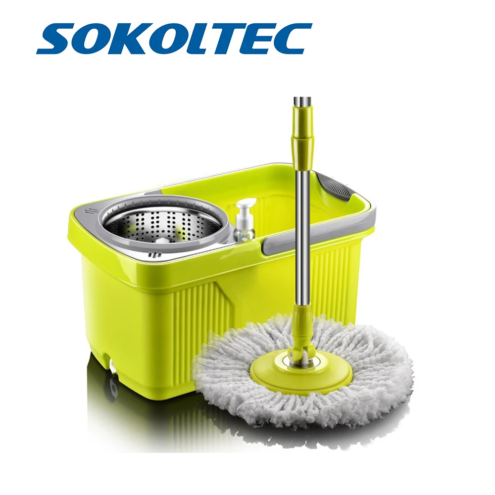 Швабра Sokoltec с вращающейся насадкой Быстрая отправка для мытья полов уборки дома