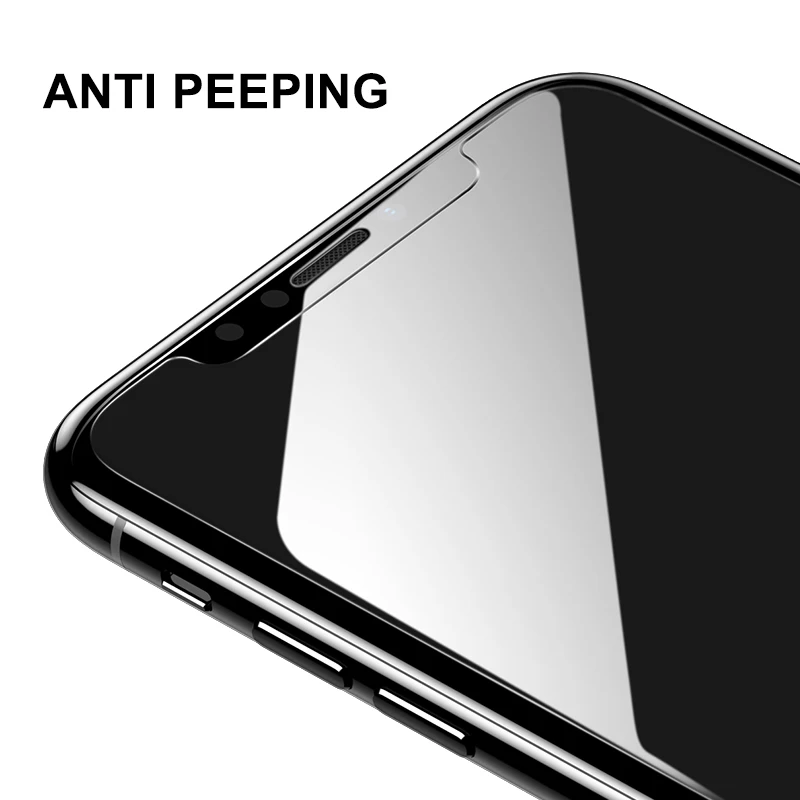 Личный протектор экрана для iPhone 11 Pro XS MAX XR антишпионское закаленное стекло для iPhone 6 6s 7 8 Plus X Защитное стекло для конфиденциальности