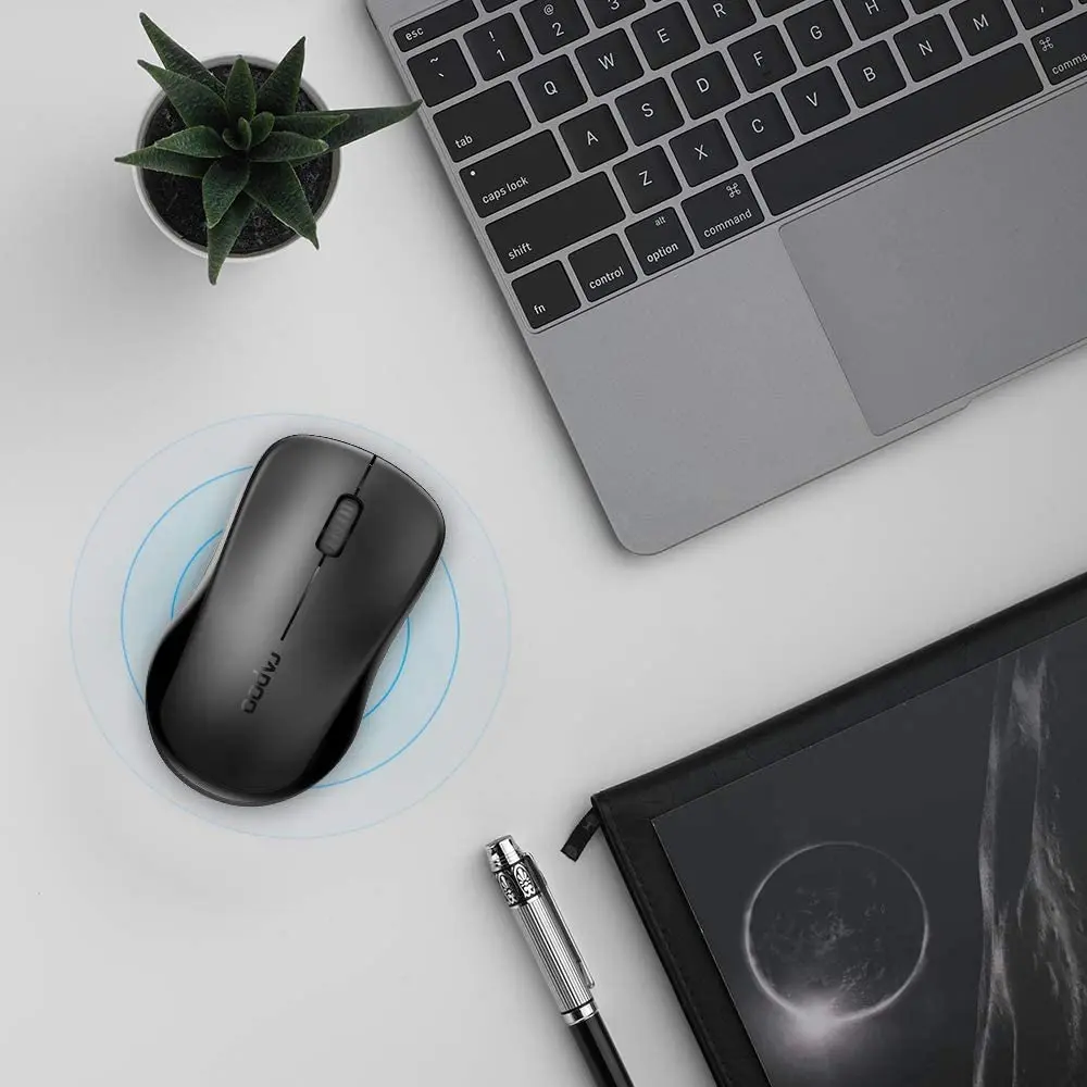 Беспроводная мышь RAPOO 1680 2 4 ГГц тихая Портативная USB-мышь с большим радиусом