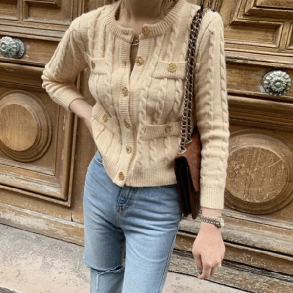 Новинка 2020 Осень-зима женские свитера одноцветные топы кардиганы открытая