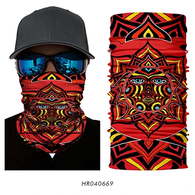 3D бесшовная Волшебная Шея Gaiter защитная маска для лица Рыбалка Велоспорт Туризм Велосипед Сноуборд бандана повязка на голову шарф для мужчин и женщин - Цвет: 69